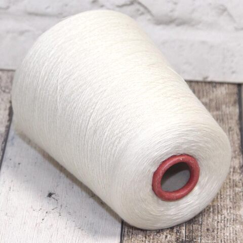 Хлопок с кашемиром (10%) SESIA ZEFIRO 2/60 белый натуральный