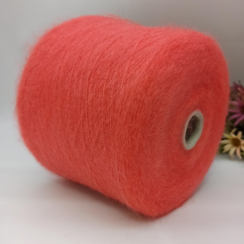 Мохер на шёлке арт Super Kid seta от Pura Lana Italia 950м/100гр Коралл 23