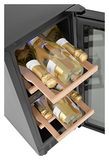 Винный шкаф Zugel ZCWI170DB черный