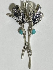 Хибла (серьги из серебра)