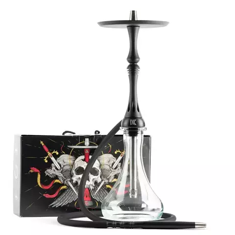 Shisha Alpha Shisha Modell X KAPPA (BOX) (Schwarz Matt)