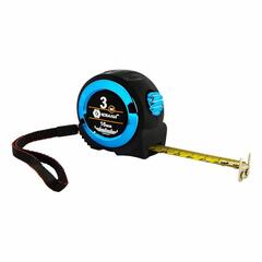 Рулетка КОБАЛЬТ Экстра 3м x 16мм металлический корпус, толщина ленты 0,13 мм, автостоп, магнит, 2 стор. шкала (906-883)