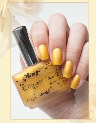 El Corazon Лак Matte Shine Effect 168 песочный