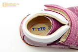 Ботинки для девочек Тотто из натуральной кожи на липучке цвет Сирень, 013A. Изображение 16 из 16.