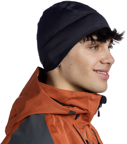 Картинка шапка Buff Hat Windproof Solid Black - 2