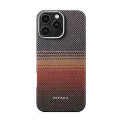 Чехол Pitaka Tactile Woven case для iPhone 16 Pro Max - Sunset (KI1601SUM)