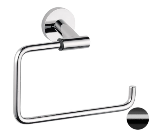 Remer GS44CFP Полотенцедержатель Remer Guest GS44CFP, черный брашированный хром