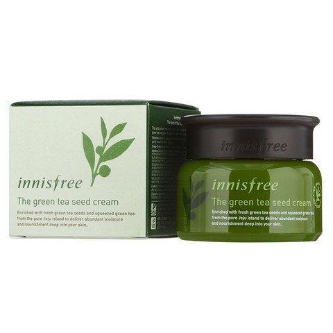 Innisfree The Green Tea Seed Cream антиоксидантный крем с экстрактом семян зеленого чая