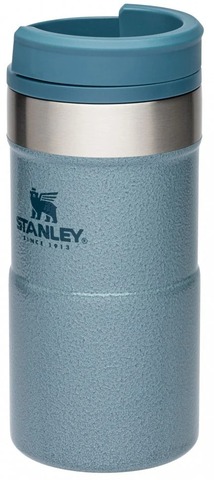 Картинка термостакан Stanley Classic Neverleak 0,25L голубой - 2