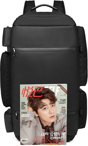 Картинка рюкзак для путешествий Ozuko 9326 Black - 5