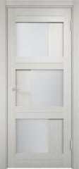 Межкомнатная дверь Баден 10 ДО (Лакобель) / Цвет Слоновая кость / Остекление "Сатинато" / Двери Верда