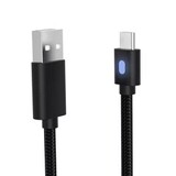 Кабель USB / Type-C DOBE TY-0803B для зарядки джойстика PS5 / Xbox / Switch 3 метра 300 см (Черный)