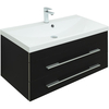 Aquanet 272429 Тумба Верона 90 New цв.черный матовый (272429)