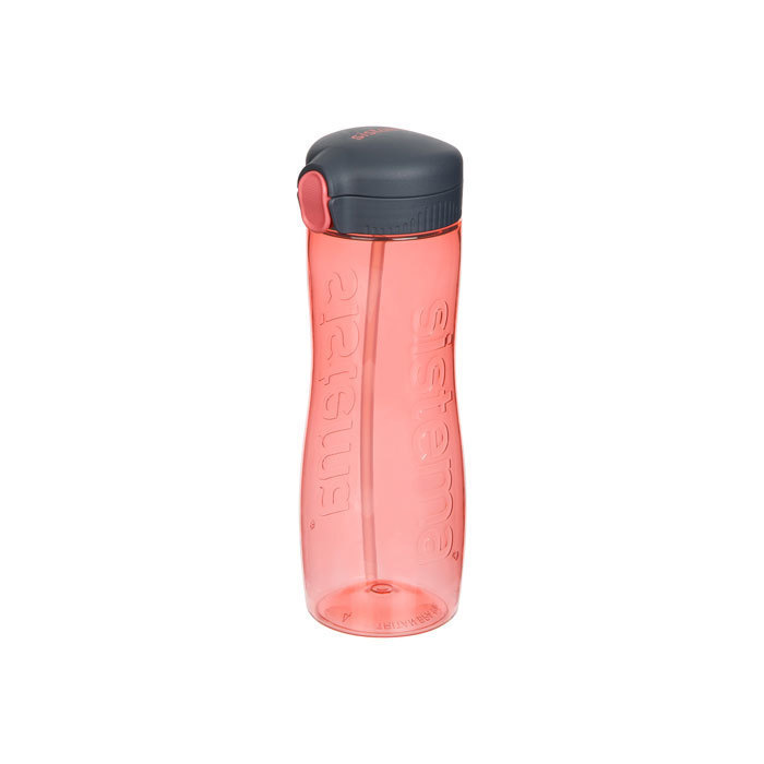 Бутылка для воды с трубочкой Sistema "Hydrate", Тритан, 800 мл, цвет Красный