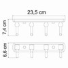 WasserKRAFT Oder K-3074 Кронштейн настенный