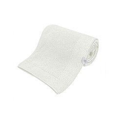 Плед вязаный Classic (экрю)