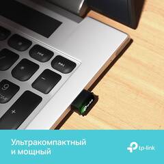 TP-Link Archer T3U Nano - Сверхкомпактный двухдиапазонный USB‑адаптер с поддержкой Wi‑Fi AC1300 и MU‑MIMO