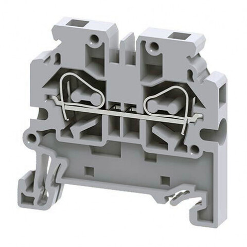 Клемма пружинная проходная 0,2-4mm2/24A/1000V с боковой подачей провода