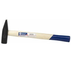 Молоток слесарный КОБАЛЬТ 400 гр., деревянная рукоятка из ясеня, резиновая защита рукотяки (240-751)