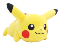 Мягкая игрушка Пикачу лежит