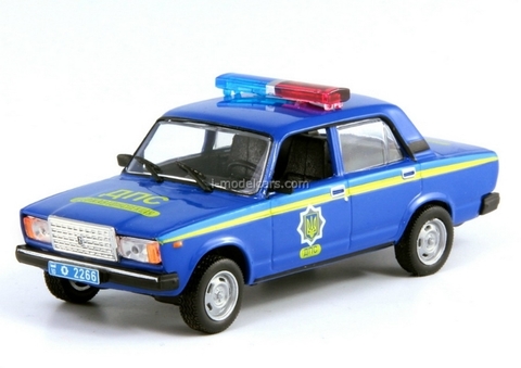VAZ-2107 Lada Militsiya Ukraine 1:43 DeAgostini World's Police Car #29