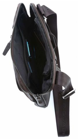 Сумка Piquadro Black Square , тёмно-коричневый, кожа натуральная (CA1816B3/TM)