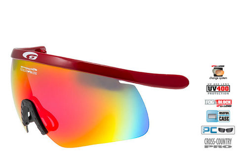 Линза для очков-маски Goggle Shima Red-Rainbow