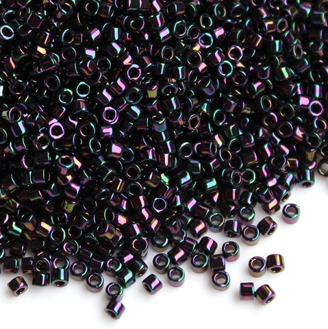 DBM-0004 Бисер цилиндрический Миюки делика 10/0 /Miyuki delica 10/0 Purple Iris