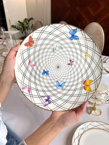Подстановочная тарелка 30см First Lady Танец бабочек