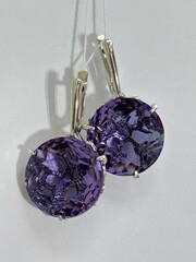 Стратон (серьги из серебра)