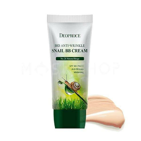 Deoproce Bio Крем ББ с муцином улитки Deoproce Bio Anti-Wrinkle Snail BB Cream #21