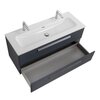 Cezares ECO-CER-N-1200-2C-SO-NCS-P ECO-CER-N База под раковину подвесная с двумя выкатными ящиками, Орех шоколад Софт, 1200x457x500, ECO-CER-N-1200-2C-SO-NCS-P