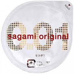 Презервативы полиуретановые Sagami Original 001 (0.01 мм) 1шт.