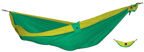 Картинка гамак туристический Ticket to the Moon compact hammock Green - Yellow - 1