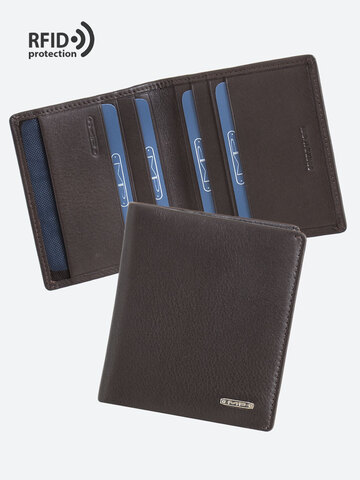 B225001R Castanho - Футляр для карт с RFID защитой MP