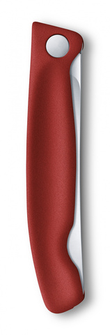 Нож кухонный складной Victorinox Classic, 110 mm, Wavy Edge, Red (6.7831.FB)