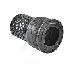 Клапан обратный чугун осевой 16ч42р Ду 100 Ру2,5 Тмакс=50 оС фл диск чугун с приемной сеткой Луидор