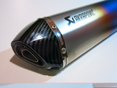 Глушитель Akrapovic 51 мм 470 мм синий