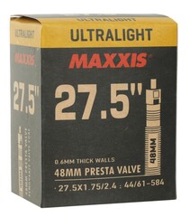 Велокамера Maxxis Ultralight 27.5X1.75/2.4 Вело 48 мм - 2