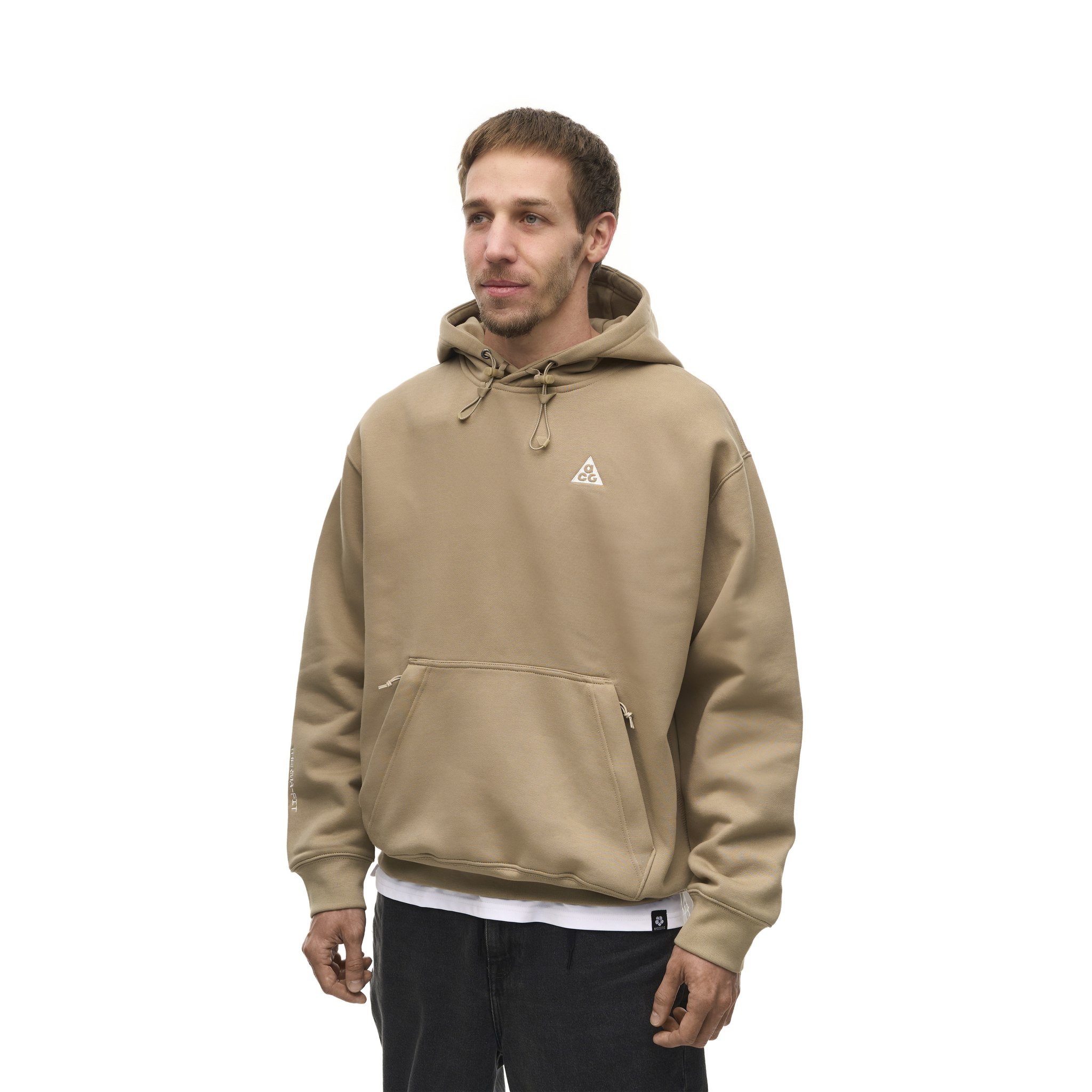 Khaki pullover hoodie discount