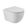 Унитаз подвесной безободковый с сиденьем CEZARES RELAX CZR-38088-49-TH-TOR/SC