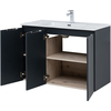 Aquanet 277531 Тумба Алвита new 100 подвесная 3 дв.цв.антрацит (277531)
