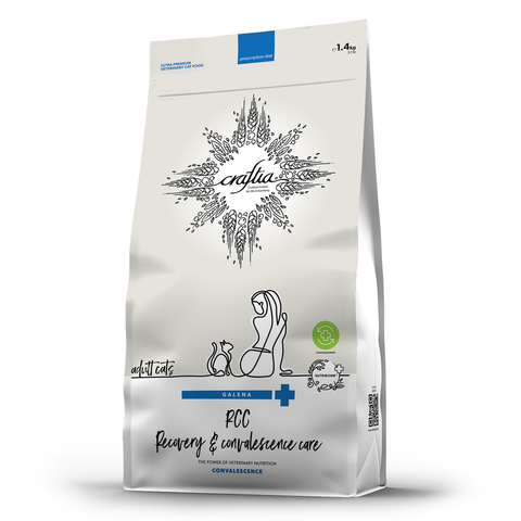 Ветеринарная диета CRAFTIA GALENA CAT RECOVERY&CONVALESCENCE CARE Рекавери энд Конвалесенс для кошек поддерж. в период восстановления/реабилитации 1,4кг