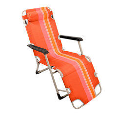 Кресло шезлонг складное Boyscout Orange (сталь) 61175