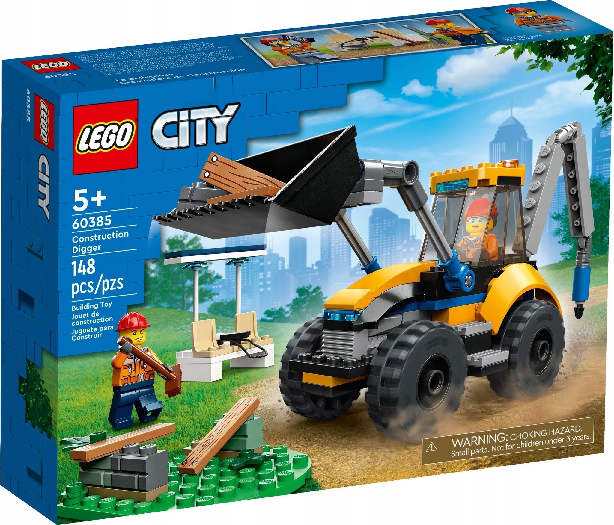 Конструктор LEGO City 60385 Экскаватор купить в Москве | Доставка по России.