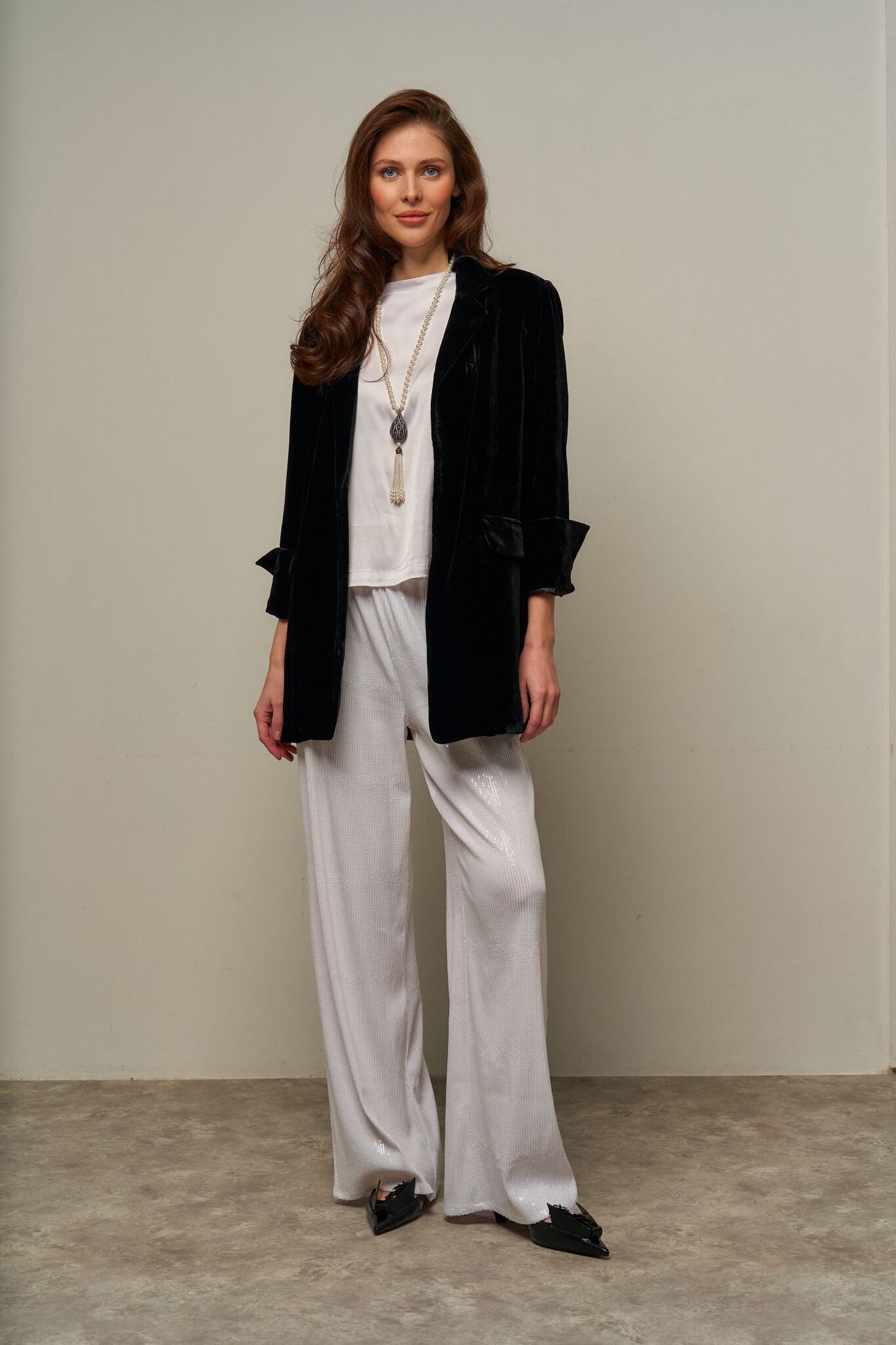 Брюки "Палаццо" Пайетки