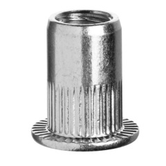 ЗУБР М6, станд. бортик, 500 шт, стальные резьбовые заклепки с насечками, Профессионал (31317-06)