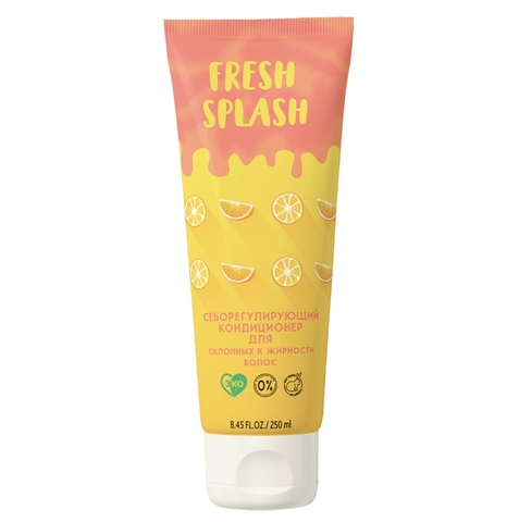 Fresh Splash Кондиционер себорегулирующий для склонных к жирности волос, 250 мл (Bio World)