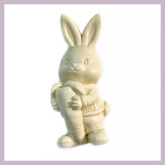 0014 Молд силиконовый. Заяц (кролик) с морковкой.