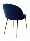 фото 5 Стул PRESLEY BLUVEL-86 NAVY BLUE / золотой каркас М-City на profcook.ru